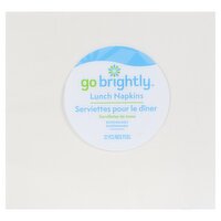 Go Brightly Lunch Napkins, 32 count