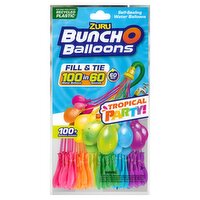 Zuru Bunch O Balloons Tropical Party Self-Sealing Water Balloons, 3+