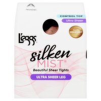 L'eggs Silken Mist Nude Ultra Sheer Leg Beautiful Sheer Tights, Size A, 1 pair, 1 Each