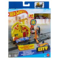 Mattel Hot Wheels City Speedy Pizza Pick-Up Play Set, 4+