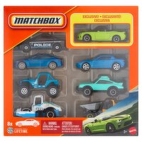 Mattel Matchbox Toy Vehicles, 3+, 8 count