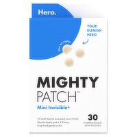 Hero. Mighty Patch Mini Invisible+ Hydrocolloid Patches, 30 count