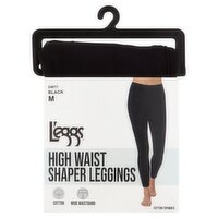 L'eggs 24617 Black M High Waist Shaper Leggings