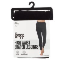 L'eggs 24619 Black XL High Waist Shaper Leggings
