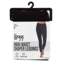 L'eggs 42037 Black S High Waist Shaper Leggings