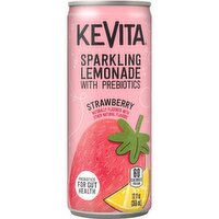 Kevita Sparkling Lemonade With Prebiotics Strawberry Naturally Flavored 12 Fl Oz