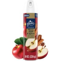 Glade® Odor Fighting Soft Mist Air Freshener Room Spray, Warm Apple & Spices, 8.0oz., 1 count