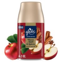 Glade Warm Apple & Spices Automatic Spray Refill Limited Edition, 6.2 oz