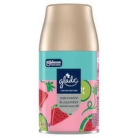 Glade Watermelon & Cucumber Automatic Spray Refill Limited Edition, 6.2 oz