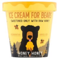 Ice Cream for Bears Honey Swirl French Ice Cream, 14 fl oz