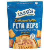 Issa's Sea Salt Restaurant Style Pita Chips Dips, 10 oz