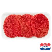 USDA Choice Beef Round Cube Steaks, Boneless, Average Weight 1.25 lb Pack