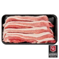 Chairman's Reserve Prime Pork Rib Belly, Sliced, Boneless, Average Weight 1 lb Pack
