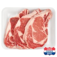 USDA Choice Family Pack Beef Bone In Rib Steaks