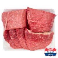 USDA Choice Beef Bottom Round Raost/Rump Roast/Swiss Steak Combo, Boneless, Average Weight 6 lb Pack
