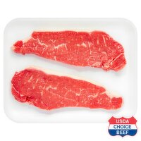 USDA Choice Beef Loin New York Strip Steak, Boneless, Average Weight 1 lb Pack