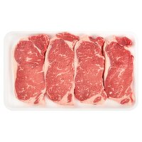 USDA Choice Beef, Thin, New York Strip Steak, Boneless