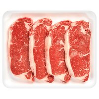 USDA Choice Beef Boneless, New York Strip Steak, Family Pack