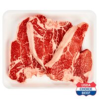 USDA Choice Beef Loin Porterhouse Steak, Bone In, Family Pack, Average Weight 3.5 lb Pack