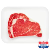 USDA Choice Beef Ribeye Steak, Boneless, Average Weight 1 lb Pack