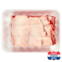 USDA Choice Beef Center Cut Rib Roast, Boneless, Custom Cut, 2 Rib Minimum