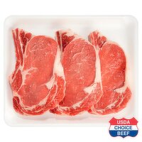 USDA Choice Beef Rib Steak, Bone In, Family Pack, Average Weight 3.25 lb Pack