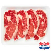 USDA Chocie Beef Boneless Rib Eye Steak, Boneless, Club Pack, Average Weight 4 lb Pack