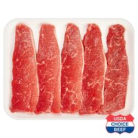 USDA Choice Beef Chuck For Pepper Steaks, Boneless, Average Weight 1 lb Pack