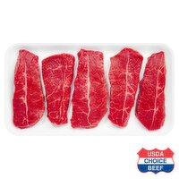 USDA Choice Beef, Top Blade, Flat Iron, London Broil Steak, 0.75 Pound