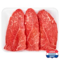 USDA Choice Beef Chuck Shoulder Steaks, Boneless, Family Pack, Average Weight 3 lb Pack, 2.75 Pound