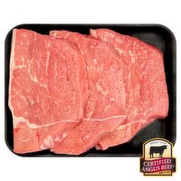 Certified Angus Beef Bottom Round Swiss Steaks, Boneless, Average Weight 1.25 lb Pack
