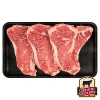 Certified Angus Beef Loin T-Bone Steak, Bone In, Thin Sliced, Average Weight 1.25 lb Pack