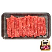 Certified Angus Beef Round For Pepper Steak, Boneless, Average Weight 1 lb Pack