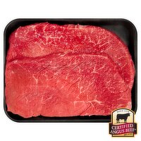 Certified Angus Beef Top Round Steak, Boneless, Average Weight 1 lb Pack