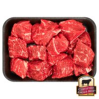 Certifed Angus Beef Chuck Soup Meat, Boneless, Average Weight 1.25 lb Pack