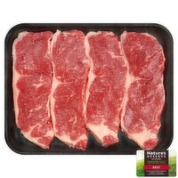 Nature's Reserve Grass Feed Beef, Thin Beef N.Y. Strip Steak