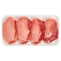 Fresh Rib End Pork Loin Chops, Boneless, Average Weight 1.25 lb Pack