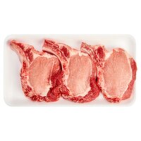 Fresh Rib End Pork Loin Chop, Bone In, Average Weight 1.25 lb Pack