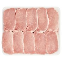 Fresh Center Cut Pork Loin Chops, Boneless, Family Pack, Average Weight 3 lb Pack