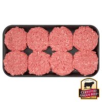 Certifeid Angus Beef Freshly Ground 85% Lean / 15% Fat Beef Sliders, Average Weight 1.25 lb Pack