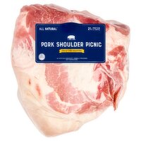 Fresh Whole Pork Picnic, Bone In, Average Weight 9 lb Pack