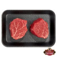 Certified Angus Prime Beef Tenderloin Steaks, Boneless, Average Weight 1 lb Pack