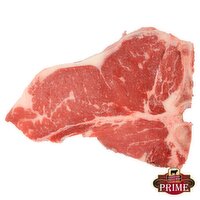 Certified Angus Prime Beef Loin T-Bone Steak, Bone In, Average Weight 1 lb Pack