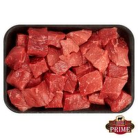 Certified Angus Prime Beef Chuck Stew, Boneless, Average Weight 1 lb Pack