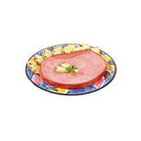 Cook's Bone In Ham Steaks - Thin Cut, 1 pound, 1 Pound