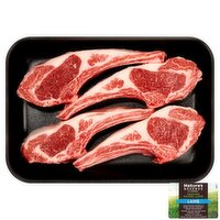 Nature's Reserve Lamb Rib Chops, Bone In, Grassfed, Product of Australia, Average Weight 1 lb Pack