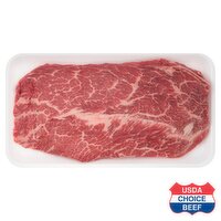 USDA Choice Beef Chuck Top Blade Steak, Boneless, Average Weight 1lb Pack