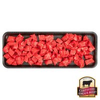 Certified Angus Beef Round Cubes for Fondue, Boneless, Average Weight 1.25 lb Pack