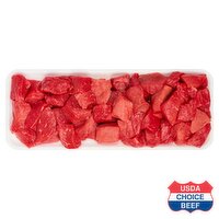 USDA Choice Beef Round Stew, Boneless, Average Weight 1.5 lb Pack