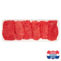 USDA Choice Beef Round Cubed Steaks, Boneless, Average Weight 1.25 lb Pack